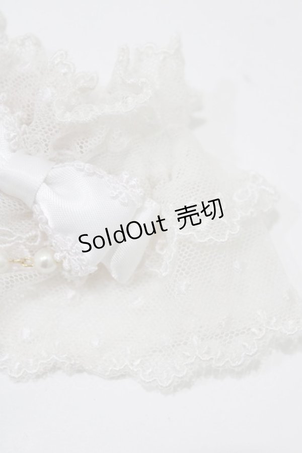 画像2: axes femme kawaii / ファンシーリボンお袖留め  オフ H-26-02-07-056-AX-ZA-NS-ZH (2)