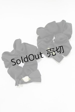 画像: m petit by misako / AM*NI2Pレースシュシュ  ブラック H-26-02-07-058-LO-ZA-NS-ZH