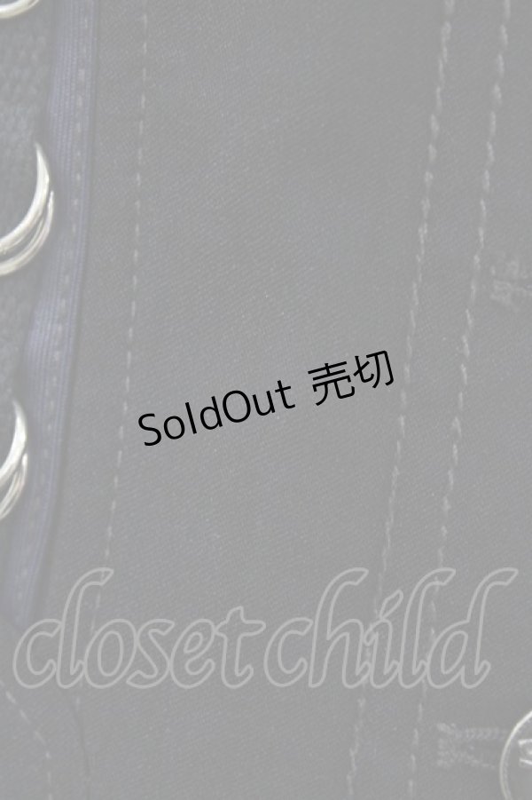 画像4: Ozz Croce / ストライプ切替ZIPベスト  黒 H-26-02-07-1033-OO-TO-KB-ZH (4)