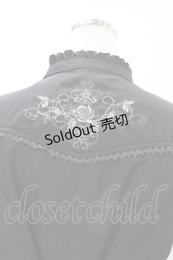 画像3: Ozz oneste / フィッシュテールロングノースリーブブラウス  ブラック H-26-02-07-1034-OO-BL-KB-ZH (3)