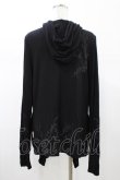 画像2: Rozen Kavalier / フェザーチャーム付フードカーディガン  ブラック H-26-02-07-1036-OO-TO-KB-ZH (2)