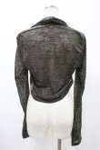画像2: Rozen Kavalier / バック刺繍ニットボレロ  グレー H-26-02-07-1043-OO-TO-KB-ZH (2)