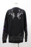 画像2: SEX POT ReVeNGe / プリントスウェットトップス  ブラック H-26-02-07-1055-SP-TO-KB-ZH (2)