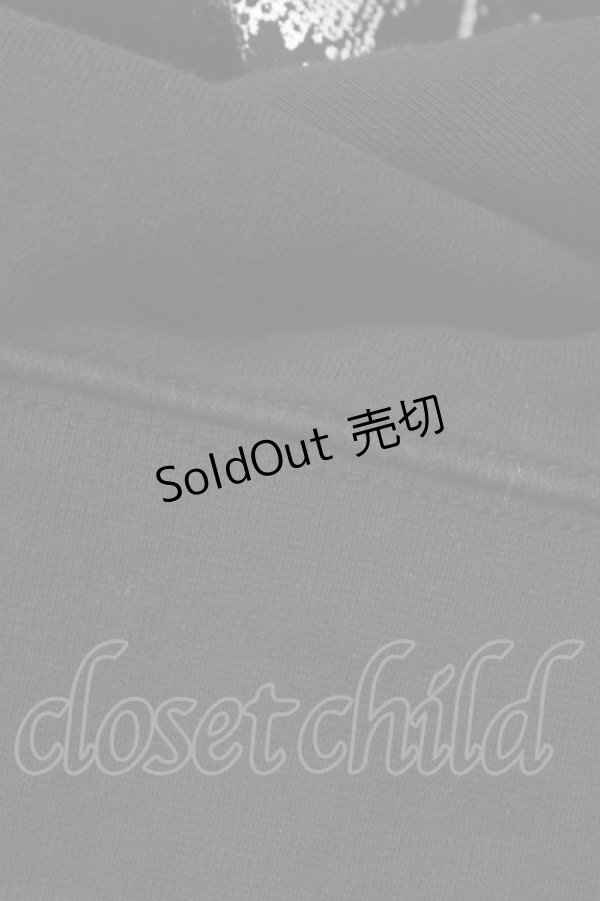 画像3: SEX POT ReVeNGe / プリントスウェットトップス  ブラック H-26-02-07-1055-SP-TO-KB-ZH (3)