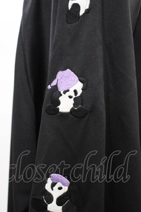 画像4: Candy Stripper / SUYA SUYA PANDA JERSEY BLOUSON  ブラック H-26-02-07-1058-PU-JA-KB-ZH (4)