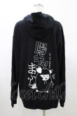 画像2: SEX POT ReVeNGe / チェーンフードプルパーカー  ブラック H-26-02-07-1059-SP-TO-KB-ZH (2)