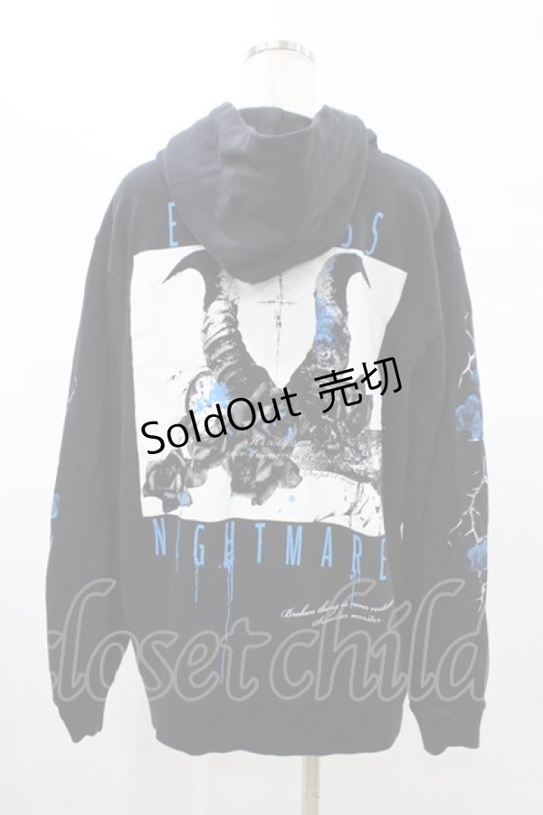 画像2: SEX POT ReVeNGe / プリントZIPパーカー  ブラック H-26-02-07-1061-SP-TO-KB-ZH (2)