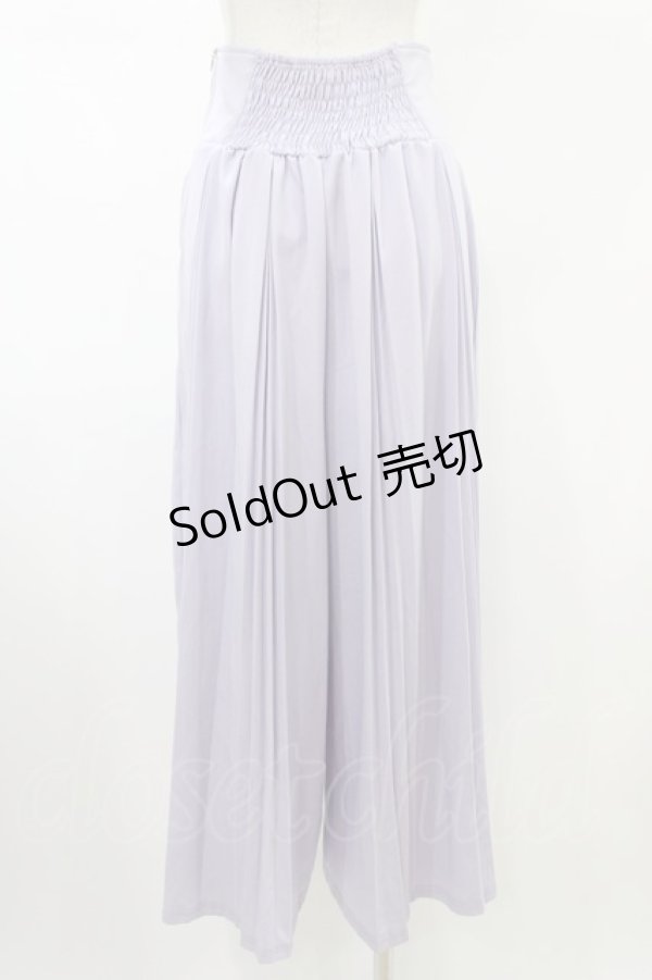 画像2: Rozen Kavalier / プリーツワイドパンツ  ラベンダー H-26-02-07-1008-OO-PA-KB-ZH (2)