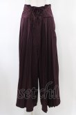 画像1: Rozen Kavalier / プリーツワイドパンツ  ボルドー H-26-02-07-1009-OO-PA-KB-ZH (1)