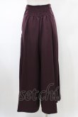 画像2: Rozen Kavalier / プリーツワイドパンツ  ボルドー H-26-02-07-1009-OO-PA-KB-ZH (2)