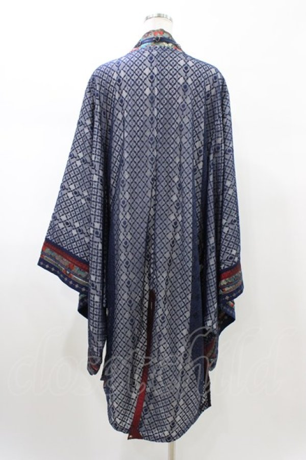 画像2: Ozz oneste / 天華夢想羽織  ネイビー H-26-02-07-1012-OO-JA-KB-ZH (2)