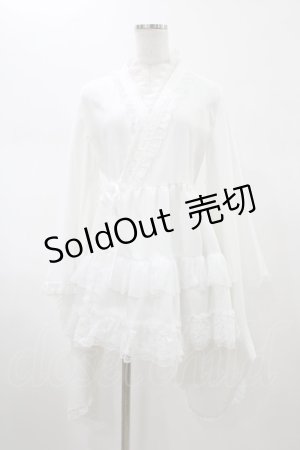 画像: MAJOH(MR corset) / MINI FRILL YUKATA  白 H-26-02-07-1013-0-OP-AK-ZH