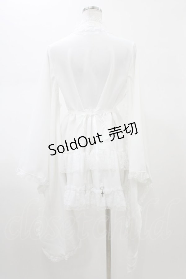 画像2: MAJOH(MR corset) / MINI FRILL YUKATA  白 H-26-02-07-1013-0-OP-AK-ZH (2)