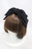 画像1: Melody BasKet / Sugar powderリボンクリップ  ブラック H-26-02-07-1002-LO-AC-KB-ZH (1)