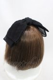 画像2: Melody BasKet / Sugar powderリボンクリップ  ブラック H-26-02-07-1002-LO-AC-KB-ZH (2)