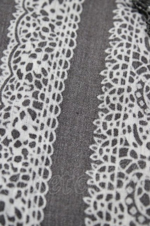 画像4: OZZ ANGELO / レースラインスカート  グレー H-26-02-07-1025-OO-SK-KB-ZH (4)