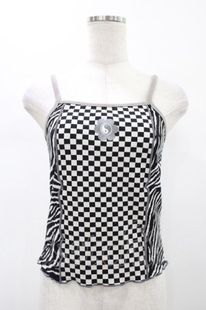 画像: Candy Stripper / CND BABYキャミソール  ブラック H-26-02-07-1028-PU-TO-KB-ZH