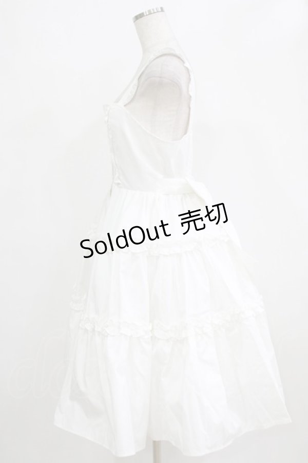画像2: Alice Mashiro / 眞白ありす/フリルジャンパースカート L オフ H-26-02-07-001-PU-OP-NS-ZH (2)