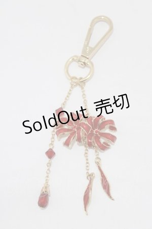 画像: axes femme / 彼岸花バッグチャーム  レッド H-26-02-07-061-AX-ZA-NS-ZH