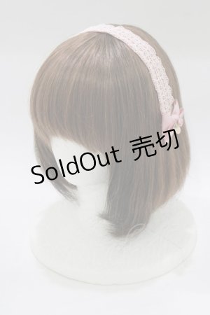 画像: m petit by misako / AM*NIヘッドドレスB  ピンク H-26-02-07-071-LO-AC-NS-ZH