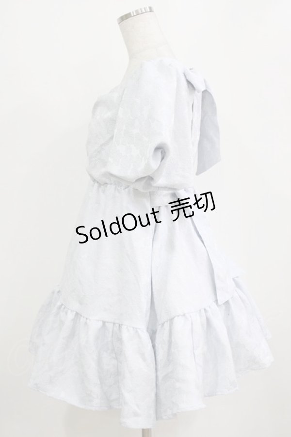 画像2: evelyn / バックリボンワンピース Free ブルー H-26-02-07-009-LO-OP-NS-ZH (2)