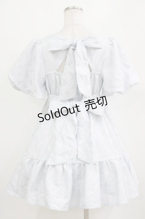 画像3: evelyn / バックリボンワンピース Free ブルー H-26-02-07-009-LO-OP-NS-ZH (3)