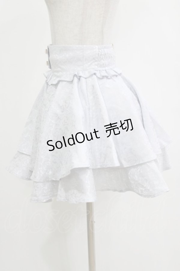 画像2: Pal elfy / ジャガードフレアスカート Free ブルー H-26-02-07-011-0-SK-NS-ZH (2)