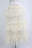 画像2: FLC / 星名桜子/チュールスカート L アイボリー H-26-02-07-013-LO-SK-NS-ZH (2)