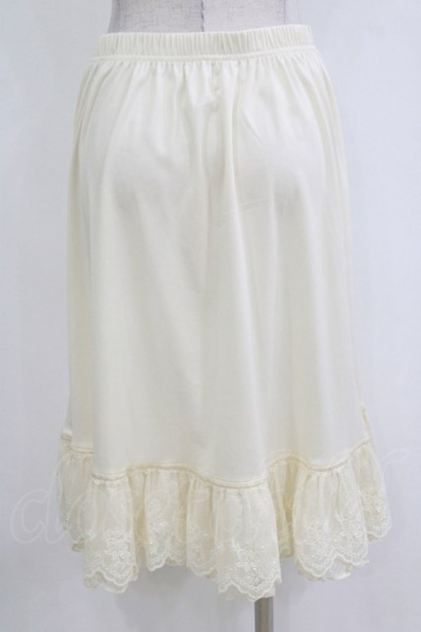 画像3: axes femme / レース重ねペチスカート M 生成り H-26-02-07-016-AX-SK-NS-ZH (3)