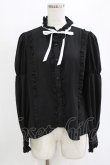 画像1: Eri Aino's Collection / シャーロットの水曜日ブラウス L ブラック H-26-02-07-022-PU-BL-NS-ZH (1)