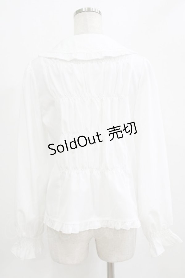 画像3: CHIP CLIP / WonderTeaParty/ブラウス＆ヘッドドレスセット L オフ H-26-02-07-023-PU-BL-NS-ZH (3)