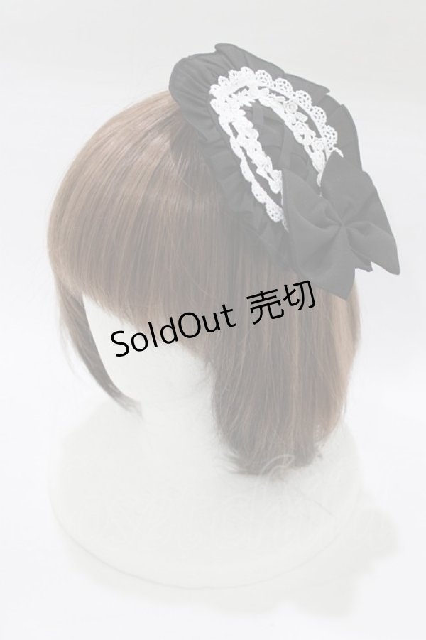 画像4: CHIP CLIP / WonderTeaParty/ブラウス＆ヘッドドレスセット L オフ H-26-02-07-023-PU-BL-NS-ZH (4)