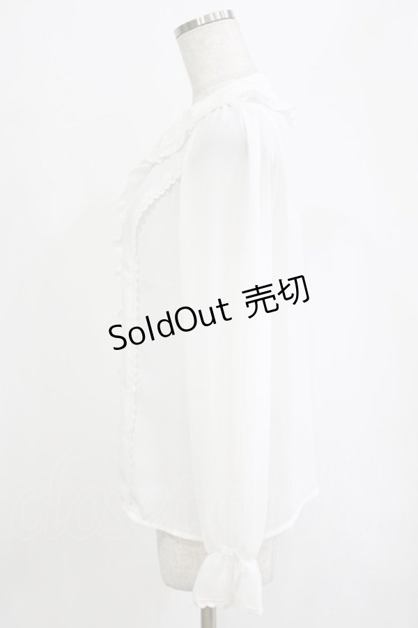 画像2: axes femme kawaii / ローズレースブラウス M オフ H-26-02-07-024-AX-BL-NS-ZH (2)