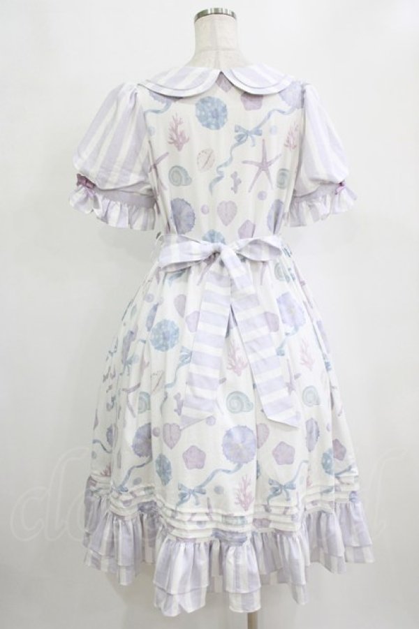 画像3: Hoshibako Works / マリンダイアリーワンピース M オフ/ラベンダー H-26-02-07-003-LO-OP-NS-ZH (3)