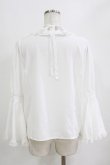 画像3: Alice Mashiro / 眞白ありす/姫袖ブラウス M オフ H-26-02-07-025-PU-BL-NS-ZH (3)