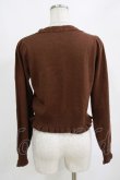 画像3: axes femme kawaii / 2つリボンカーディガン M ブラウン H-26-02-07-027-AX-TO-NS-ZH (3)