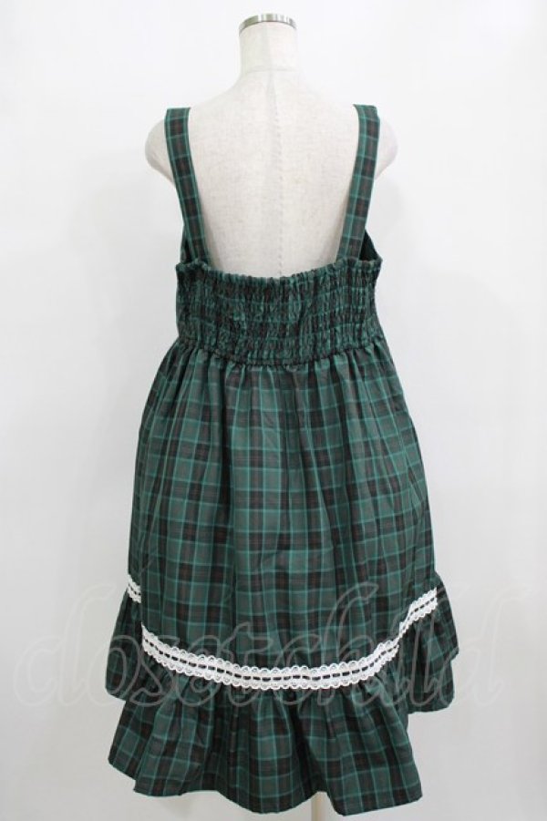 画像3: Eri Aino's collaboration / シャーロットの水曜日 ジャンパースカート 3L グリーン H-26-02-08-026-PU-OP-NS-ZH (3)