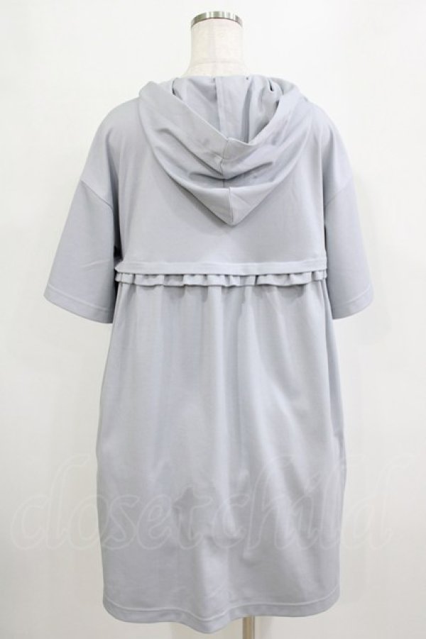 画像3: Fi.n.t / ロゴリボンレイヤード風カットワンピース Free BLUE GRAY H-26-02-08-030-CA-OP-NS-ZH (3)