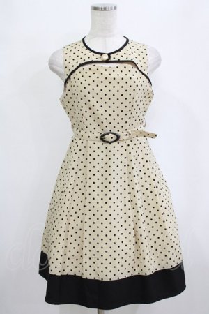 画像: an another angelus / ドットワンピース Free BEIGE H-26-02-08-031-CA-OP-NS-ZH