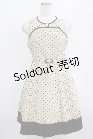 画像: an another angelus / ドットワンピース Free BEIGE H-26-02-08-031-CA-OP-NS-ZH