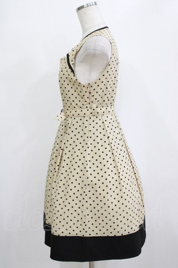 画像2: an another angelus / ドットワンピース Free BEIGE H-26-02-08-031-CA-OP-NS-ZH (2)