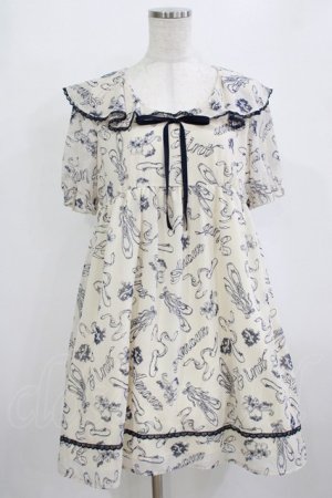 画像: Fi.n.t / トゥーシューズシフォンワンピース Free オフ H-26-02-08-033-CA-OP-NS-ZH