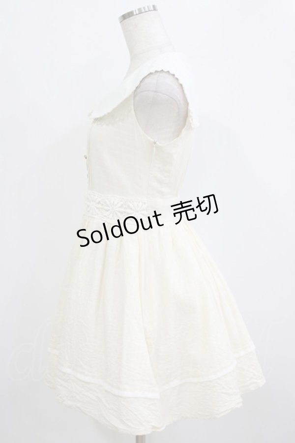 画像2: Ank Rouge / セーラーワンピース M アイボリー H-26-02-08-038-CA-OP-NS-ZH (2)