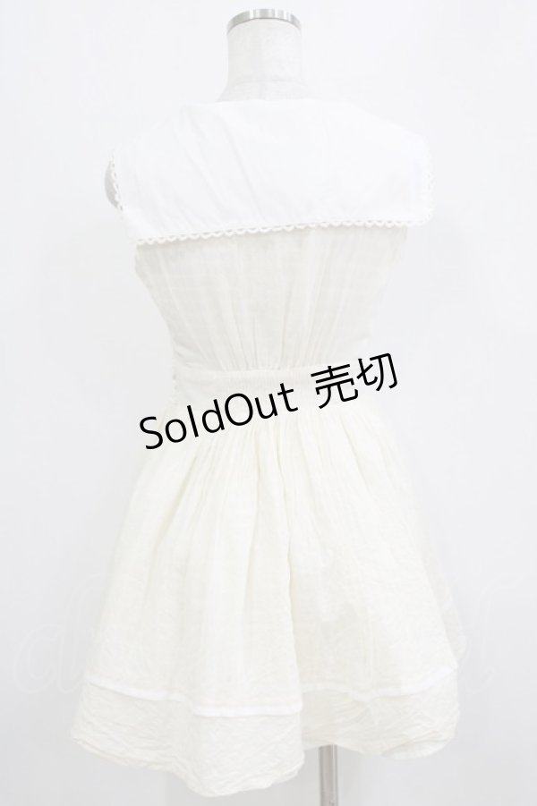 画像3: Ank Rouge / セーラーワンピース M アイボリー H-26-02-08-038-CA-OP-NS-ZH (3)