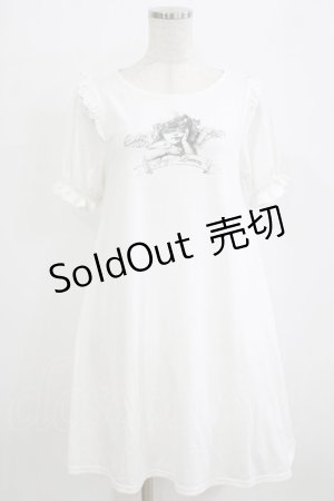 画像: Ank Rouge / エンジェルプリントカットワンピース M オフ H-26-02-08-039-CA-OP-NS-ZH