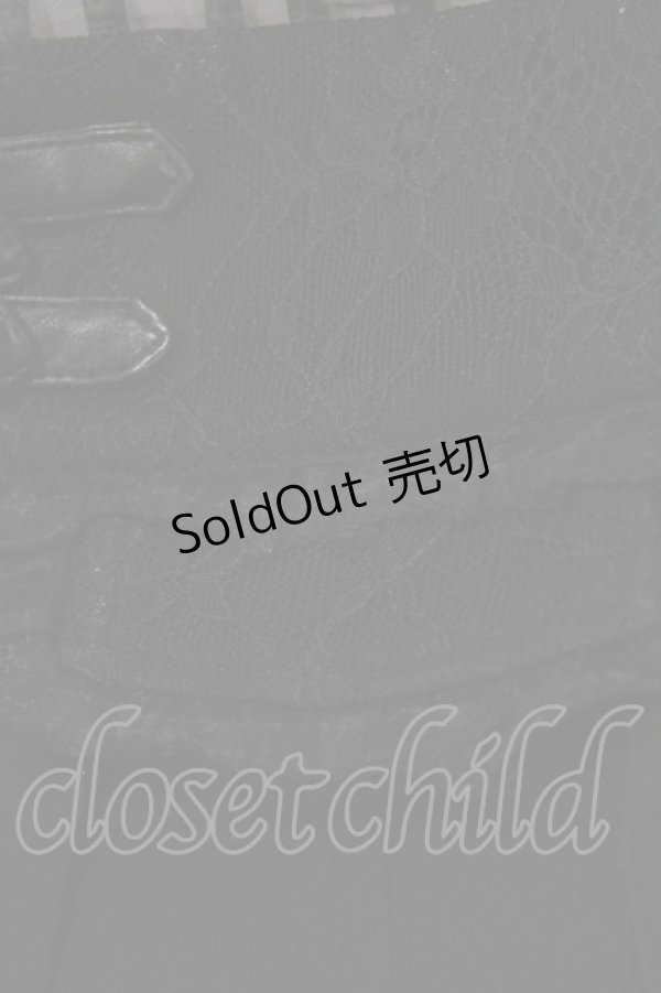 画像4: Rojita / 飾りベルトプリーツライクスカート Free ブラック H-26-02-08-040-LO-SK-NS-ZH (4)