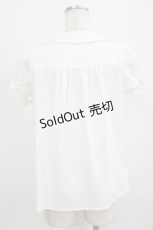 画像3: Ank Rouge / リボン付きハートブラウス M オフ/ギンガムピンク H-26-02-08-043-CA-BL-NS-ZH (3)