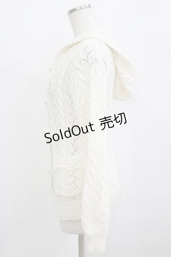 画像2: LIZ LISA / フードニットカーディガン Free オフ H-26-02-08-049-LO-TO-NS-ZH (2)