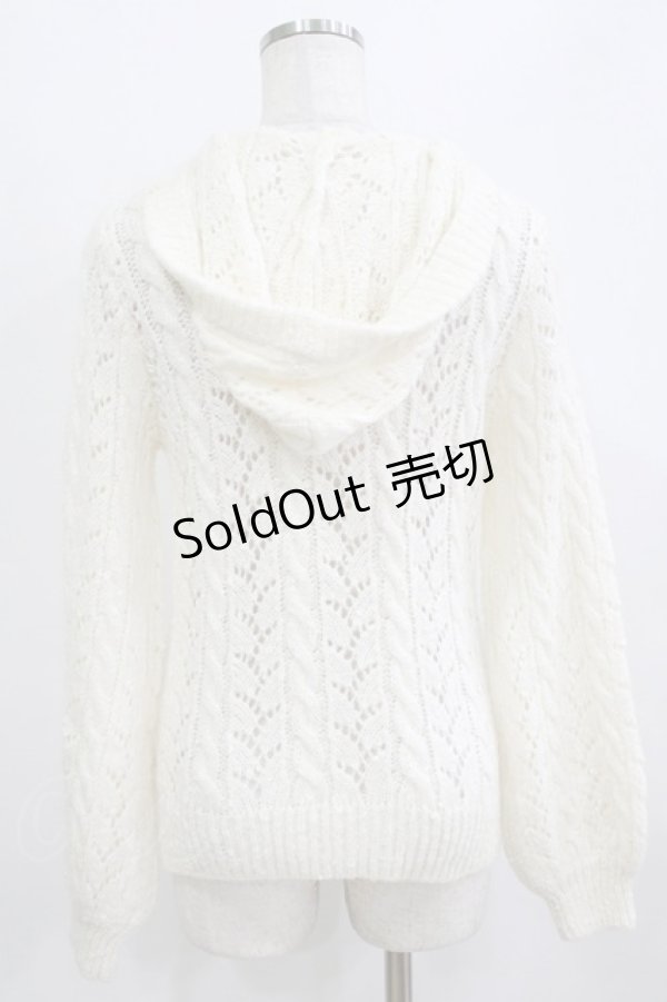 画像3: LIZ LISA / フードニットカーディガン Free オフ H-26-02-08-049-LO-TO-NS-ZH (3)