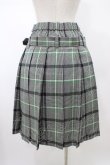 画像2: Jane Marple / ブリティッシュチェックプリーツスカート  monotone H-26-02-08-1035-JM-SK-KB-ZH (2)